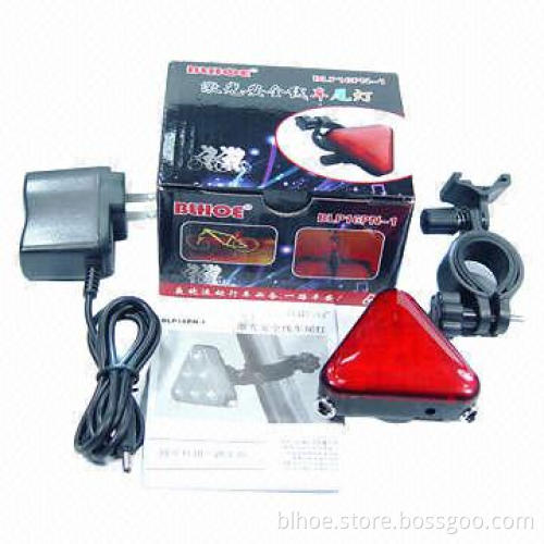 Red LED laser bicycle rear lights